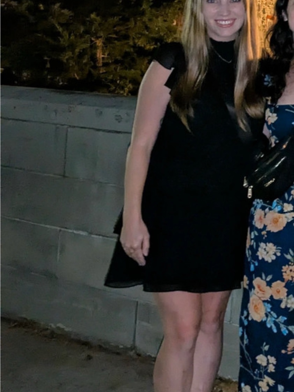 1. State Black Ruffle Mini Dress